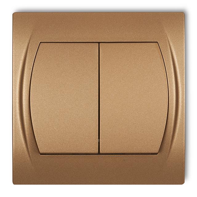 LOGO Łącznik żaluzjowy bez piktogramu złoty metalik 8LWP-8.1 KARLIK