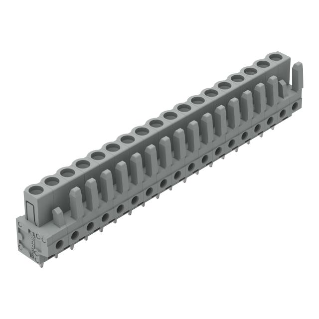 MCS-MIDI Classic gniazdo 18-bieg. szare raster 5 mm /25szt./ WAGO