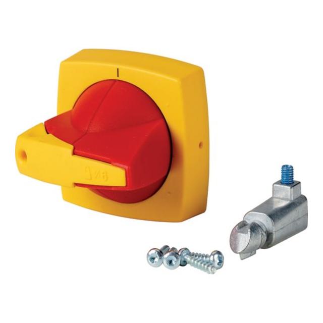 K2SDR/P Dzwignia napędu montaż na drzwi typ D/P czerwony/żółty 6mm 1818033 EATON