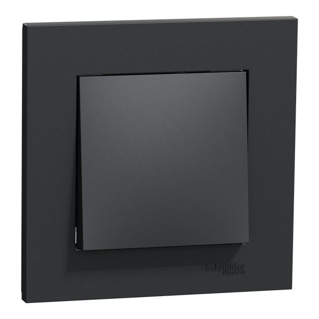 Miluz ED, Przycisk 10A, zaciski bezgwintowe, antracyt