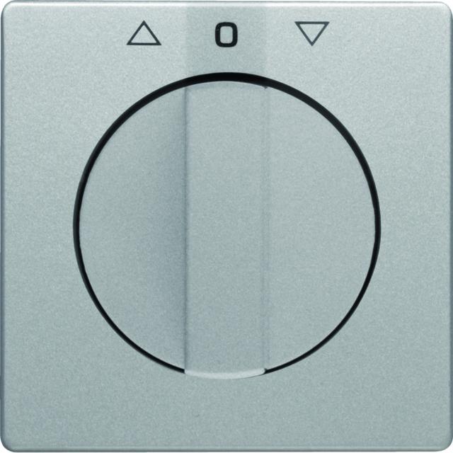 Q.x Płytka czołowa z pokrętłem do łącznika żaluzjowego obr. alu aksamitlakier