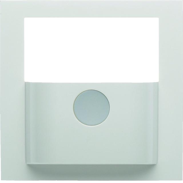 BERKER KNX e/s B.x Płytka czołowa do modułu czujnika ruchu KNX biały połysk 80960459 HAGER