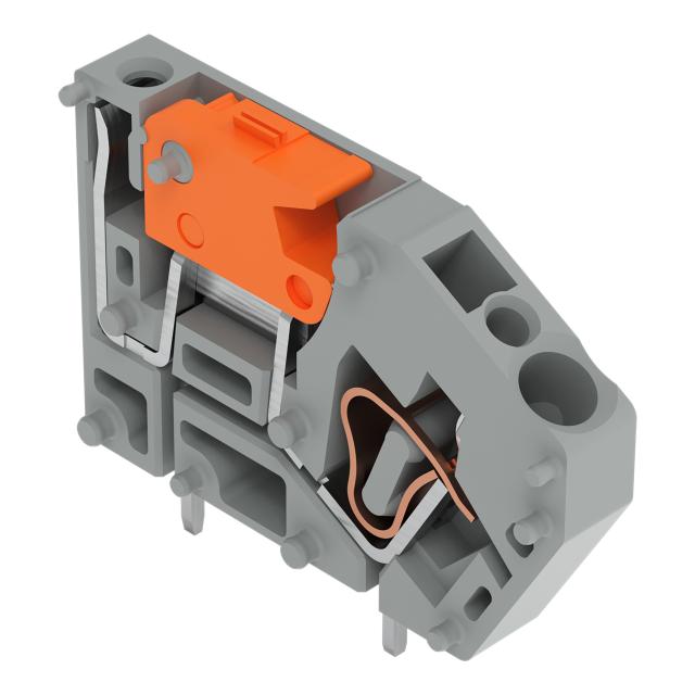 złączka do płytek drukowanych rozłączalna szara raster 5 mm /96szt./ WAGO