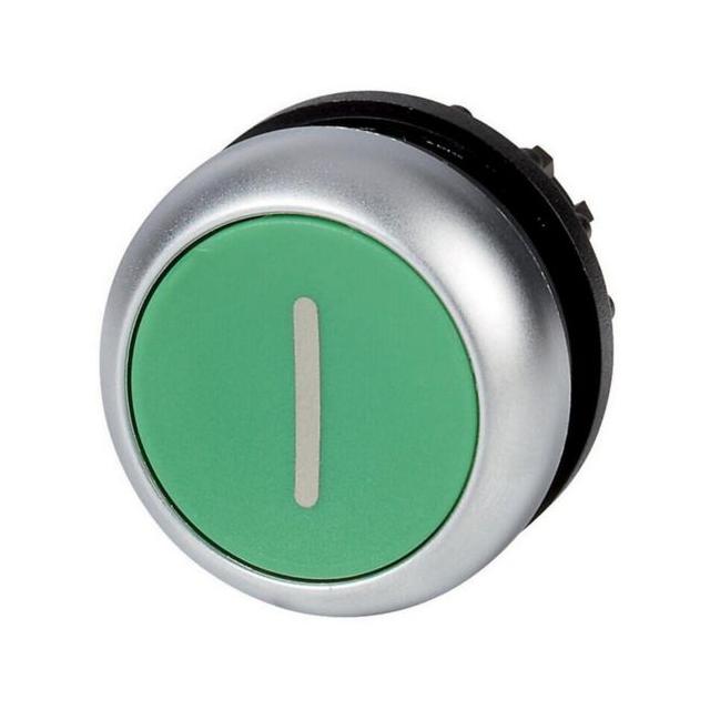 M22-DR-G-X1 Przycisk zielony /I/ bez samopowrotu płaski 216630 EATON