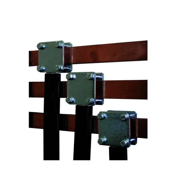 PK40/34x10 - Zacisk płytkowy do szyn 40 mm, obszar przyłącza 34x10 mm