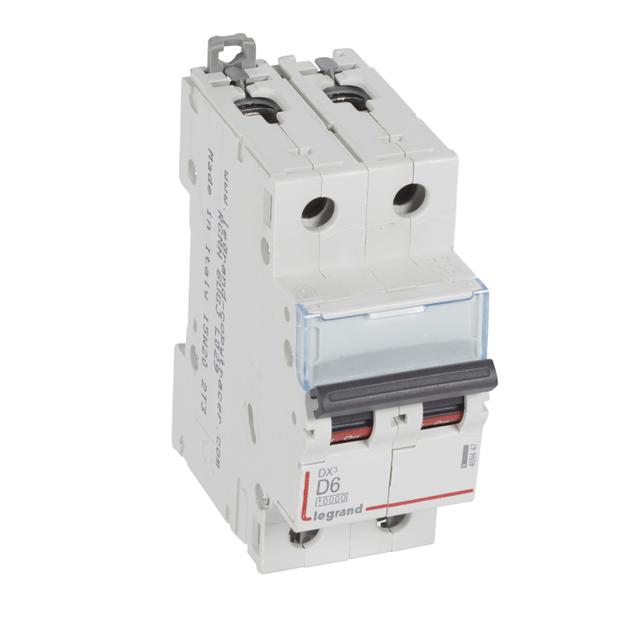 Wyłącznik Nadprądowy S 312 2P D6A 10000A DX3 409447 LEGRAND