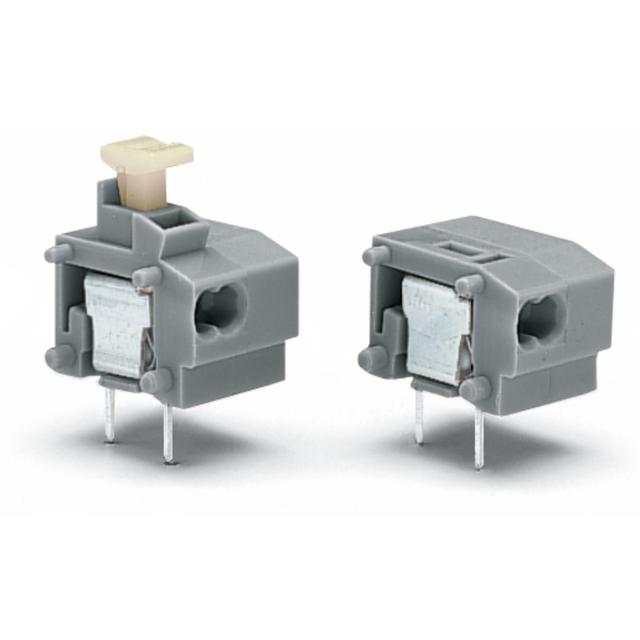 Złączka do płytek drukowanych szara raster 10/10,16mm 235‑851/333‑000 /100szt./ WAGO