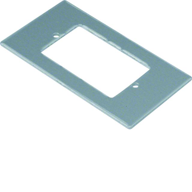 tehalit.GB-EG Płytka montażowa GTVD2/300 MULTIMED 25x39 aluminium GTVDM331 HAGER