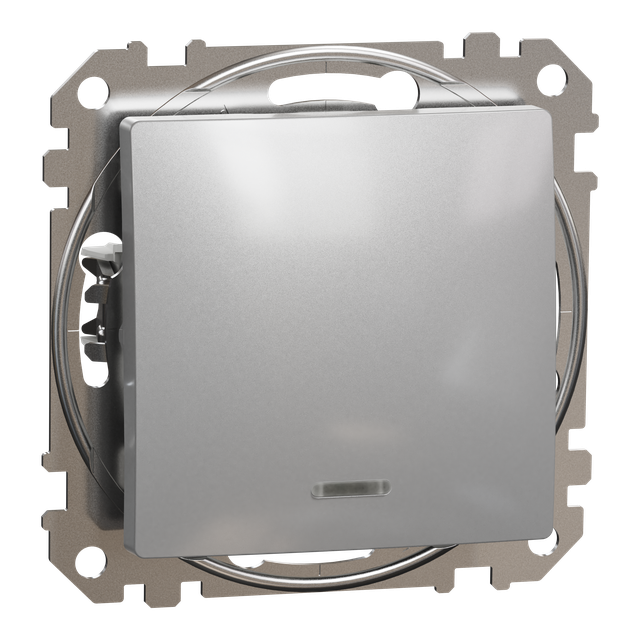 Sedna Design & Elements Łącznik schodowy z podświetleniem srebrne aluminium SDD113166L Schneider