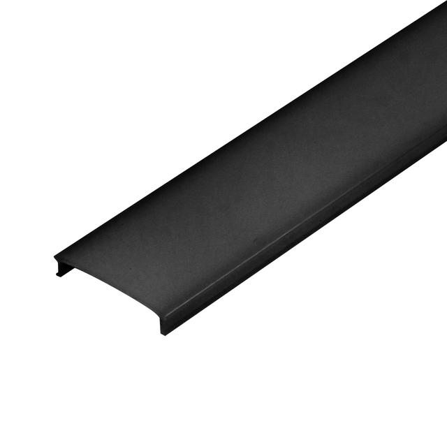 Klosz do profilu wpuszczanego w karton gips z serii AD-LP-6503, 2m, poliwęglan czarny, komplet 50 sz