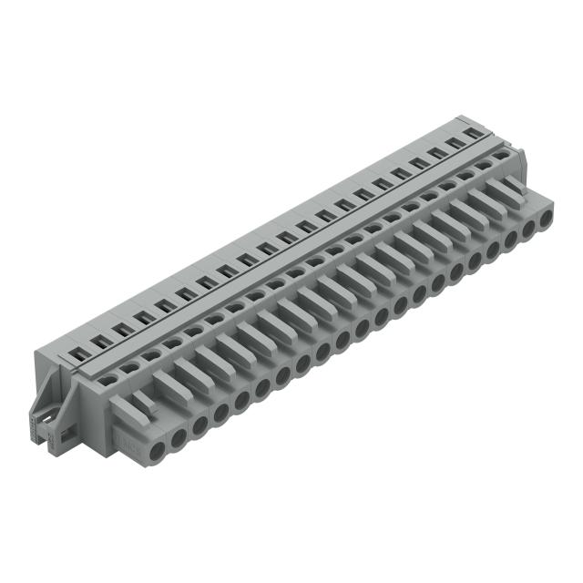 MCS-MIDI Classic gniazdo 21-bieg. szare raster 5 mm /10szt./ WAGO
