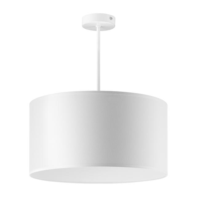 Rollo 1P E27, lampa wisząca, max. 60W, biała, krótka AD-LD-6340WE27T ORNO