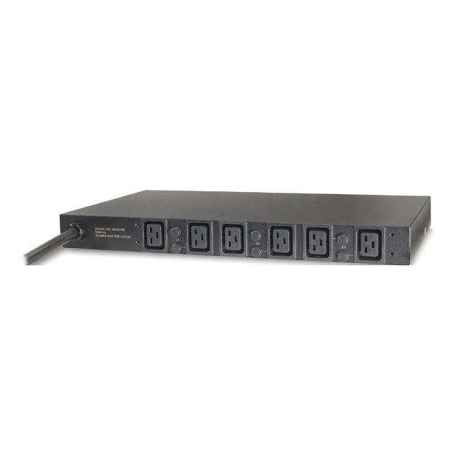 Listwa PDU podstawowa do szafy rack 22kW 230V 1U z wejściem 32A wyjścia 6x C19 AP7526 SCHNEIDER
