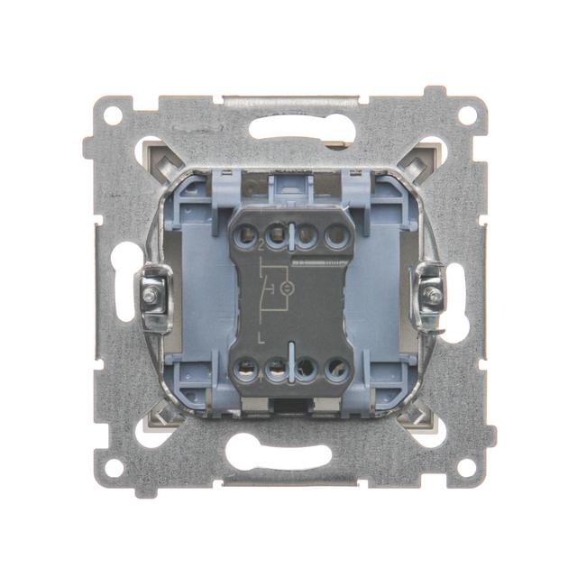 SIMON 54 WMDL-011xP2-044 Przycisk pojedynczy zwierny z podświetleniem LED bez piktogramu (moduł) 16A