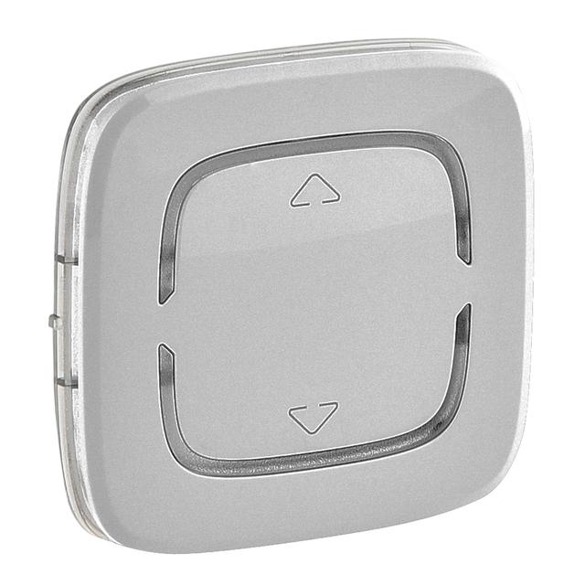 MY HOME VALENA ALLURE - KLAWISZ STEROWNIKA PODSTAWOWEGO GÓRA-DÓŁ ALUMINIUM, Legrand