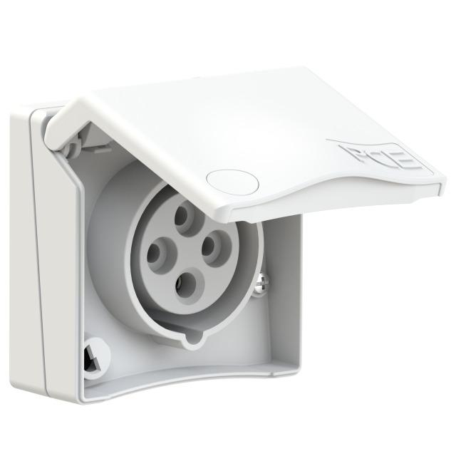 GNIAZDO ZABUDOWANE SERIA DESIGN IP44 gniazdo tablicowe 16A 3P+Z 400V 844-6v PCE