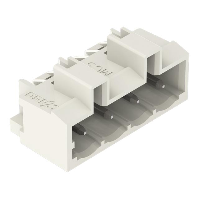 MCS-MIDI Classic wtyk 4-bieg. j-szary raster 5 mm /200szt./ WAGO