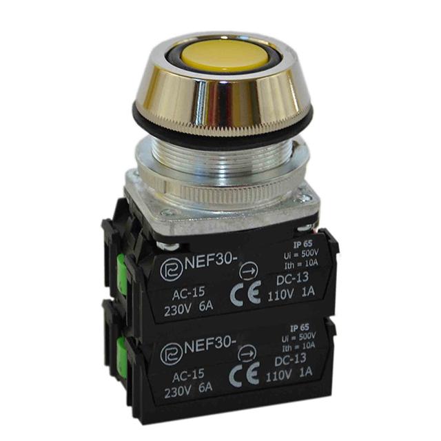 Przycisk NEF30-UK2X2Y/W3 żółty W0-NEF30-UK 2X2Y/W3 G PROMET