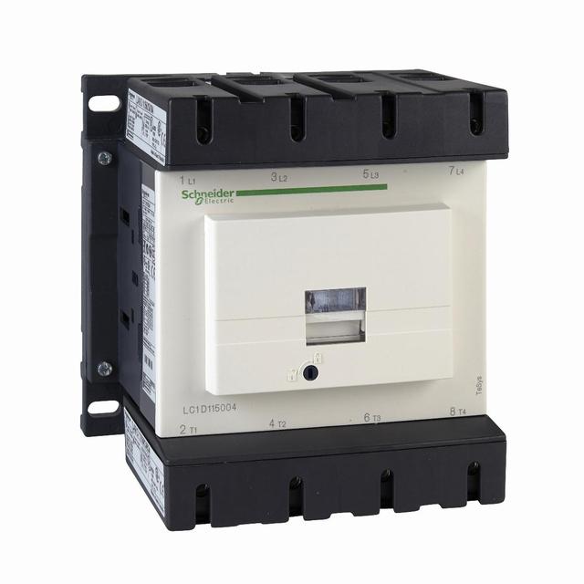 Stycznik mocy TeSys D [AC-3] 200A 4P 4Z cewka 400VAC zaciski skrzynkowe LC1D115004V7 SCHNEIDER