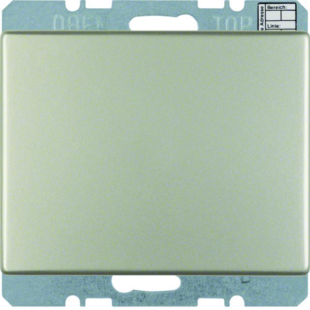 BERKER KNX system K.5 Regulator temperatury bez sterowania ręcznego z interfejsem uniwersalnym stal szlachetna lakierowana. 75441273 HAGER