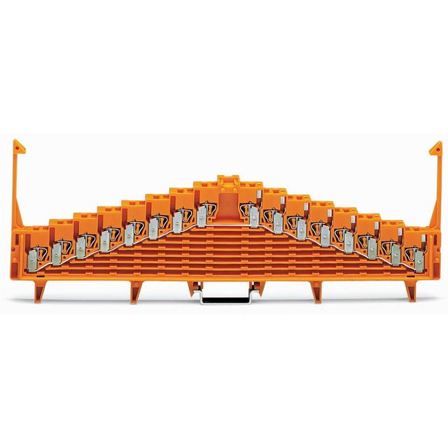 złączka krosowa 8-piętrowa pomarań. z zatrzaskami