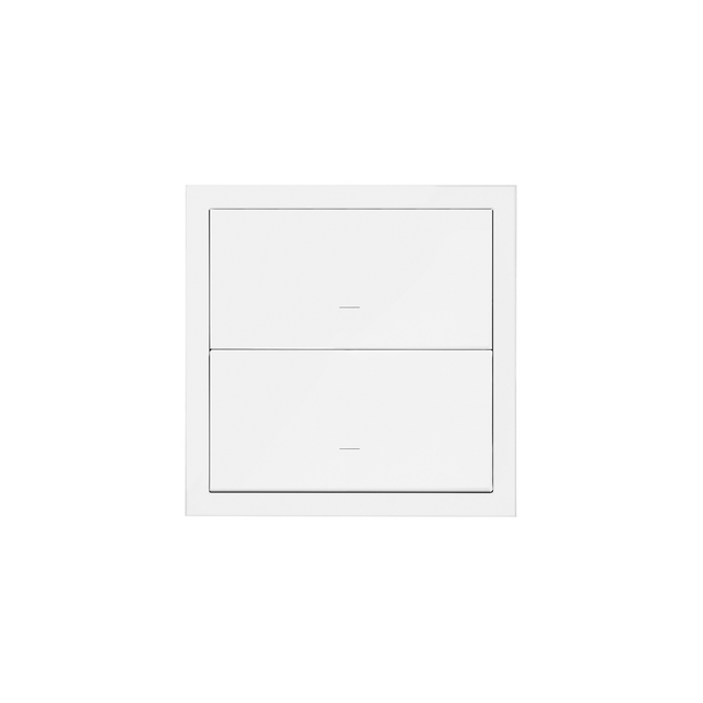 Simon 100 Panel 1-krotny: 2 klawisze biały mat 10020103-230 KONTAKT