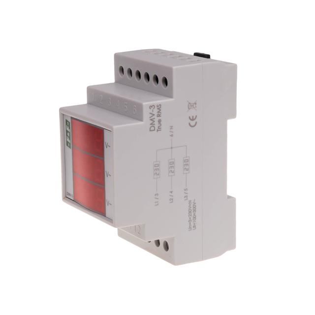 cyfrowy wskaźnik napięcia, trójfazowy DMV-3 true RMS