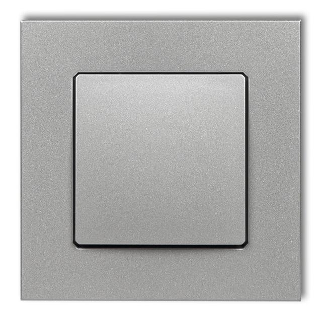 DECO Gniazdo ssące odkurzacza centralnego DECOvac srebrny metalik