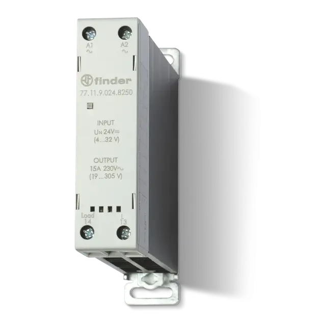 Przekaźnik modułowy półprzewodnikowy 1 Z; 15A; sterowanie 230V AC; wyjście 230V AC; załączanie w zer