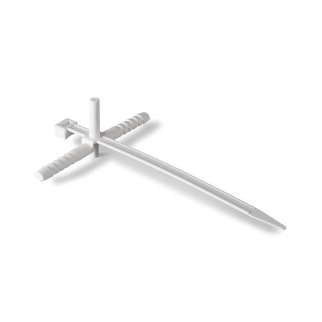 USMPK-8 Uchwyt pask szybkiego montażu z kołkiem (kpl 50 szt) biała