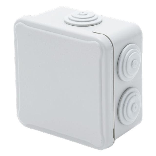 PUSZKA SERII „LIGHT” PUSZKA INSTALACYJNA LIGHT POKRYWA PEŁNA, DŁAWNICE 84x84x50 (7xM25) IP54 EP-088 PCE