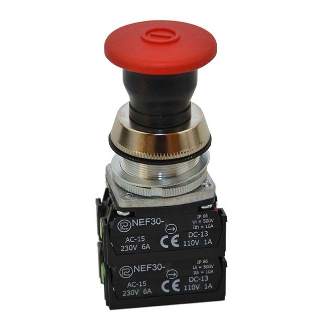 Przycisk NEF30-UDR4X czerwony W0-NEF30-UDR 4X C PROMET
