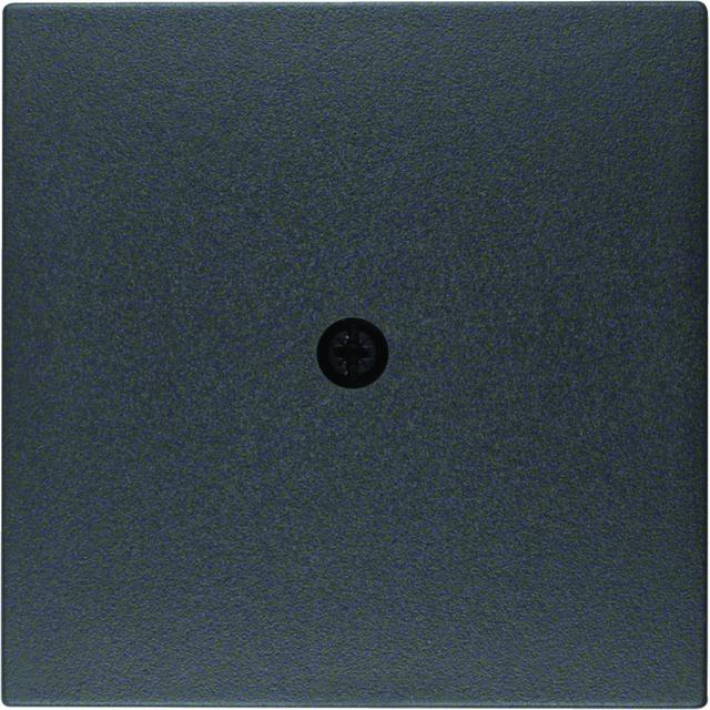 BERKER B.Kwadrat/B.3/B.7 Płytka czołowa do przyłączy kablowych antracyt 10191606 HAGER