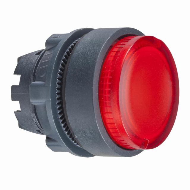 Harmony XB5 Przycisk wystający czerwony żarówka BA 9s plastikowy typowa soczewka ZB5AW14 Schneider