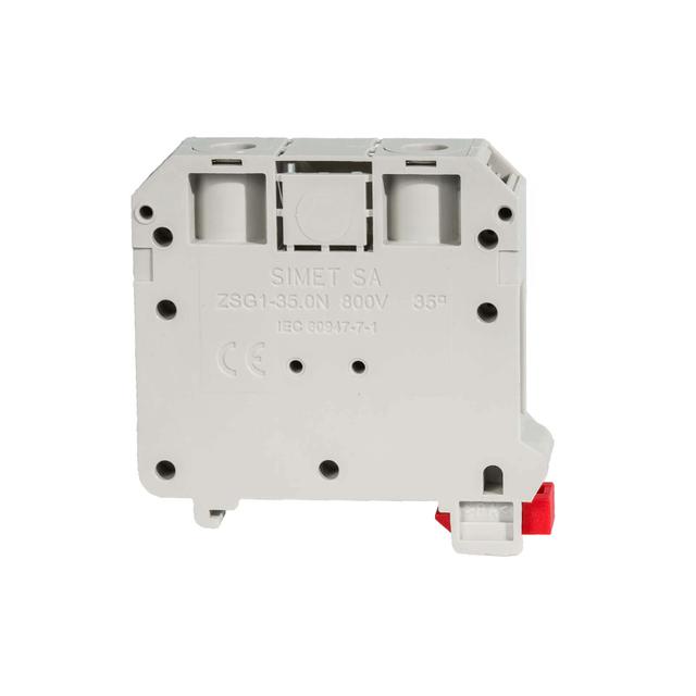 Złączka szynowa 2‑przewodowa 35mm2 szara DIN ZSG 1‑35.0Ns 11721312 SIMET