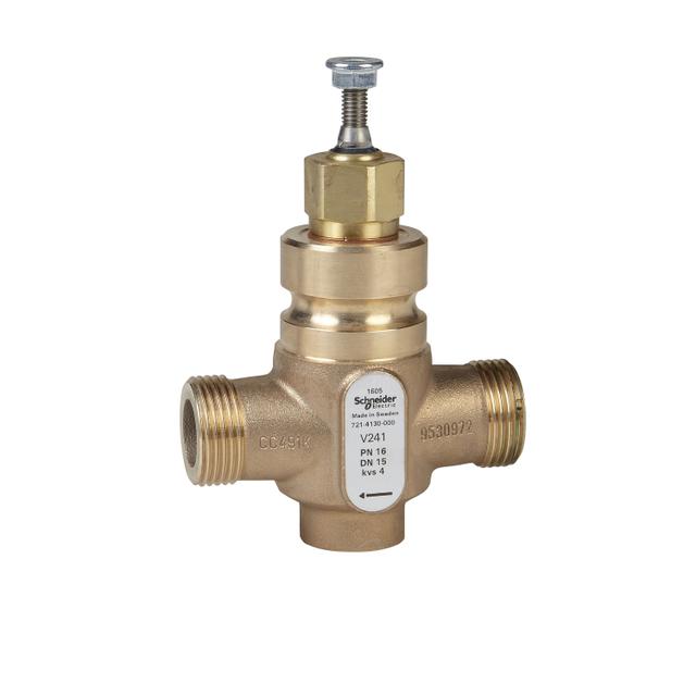 V241, zawór regulacyjny, 2-drogowy, DN15, kvs 4,0, przyłącze 1, gwint zewnętrzny, medium -20…150°C,
