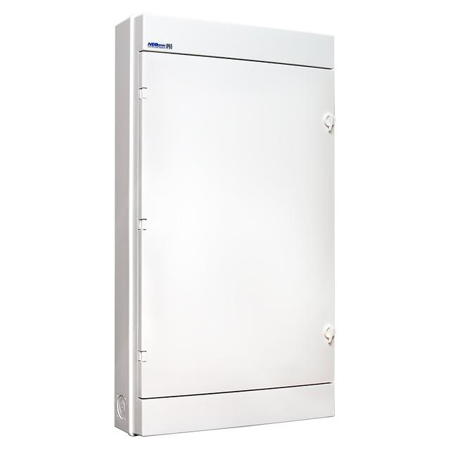 Rozdzielnica hermetyczna natynkowa 4x18 IP65 500VAC/1000VDC RH-72/4B białe drzwi 36.171 OPATÓWEK