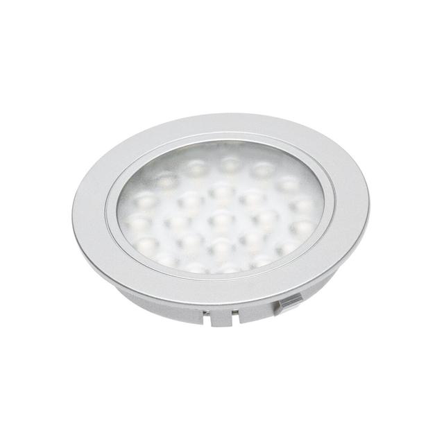 GTV OPRAWA LEDOWA WPUSZCZANA ALVARO, 12V DC, 1,7W, 24 SMD3528, ZIMNY BIAŁY, 2m PRZEWÓD Z MINIAMP (2 WKRĘTY, TAŚMA 3M) LD-AL24ZB-53 GTV Poland
