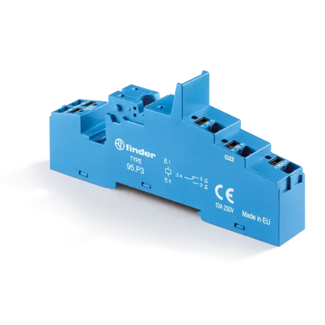 Gniazdo do przekaźników serii 40.31; zaciski push-in, 95.P3 SMA