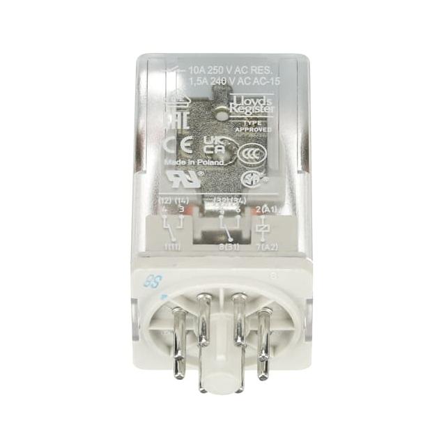 PRZEKAŹNIK CR-U120AC2, A1-A2=120V AC, 2 STYKI C/O 250V/10A 1SVR405621R2000 ABB