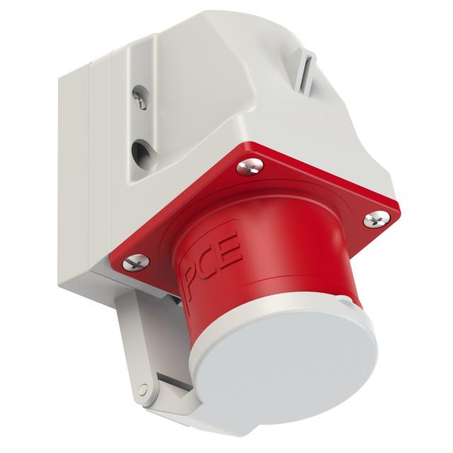 WTYCZKA ODBIORNIKOWA Z KLAPKĄ 32A 400V 3P+Z 524-6d PCE