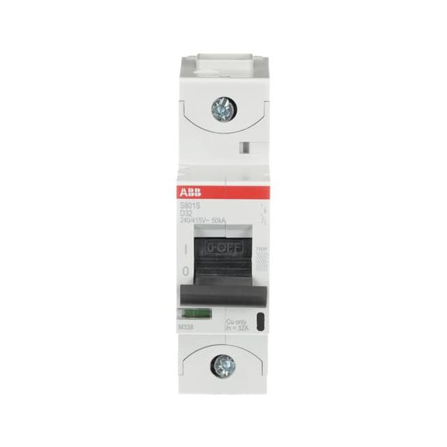 S801S-D32 Wyłącznik nadprądowy 50kA 1P D32A 2CCS861001R0321 ABB