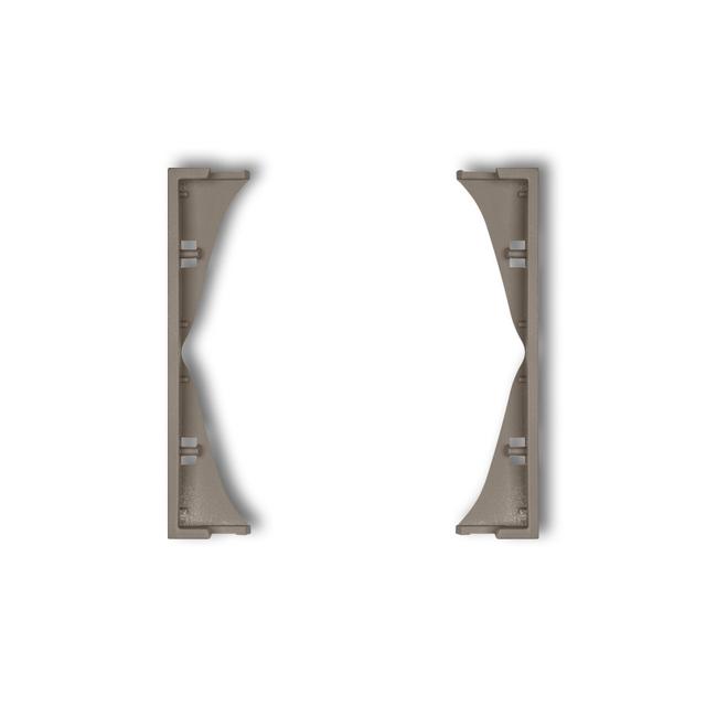 Ramka pośrednia do gniazd podwójnych czekoladowy