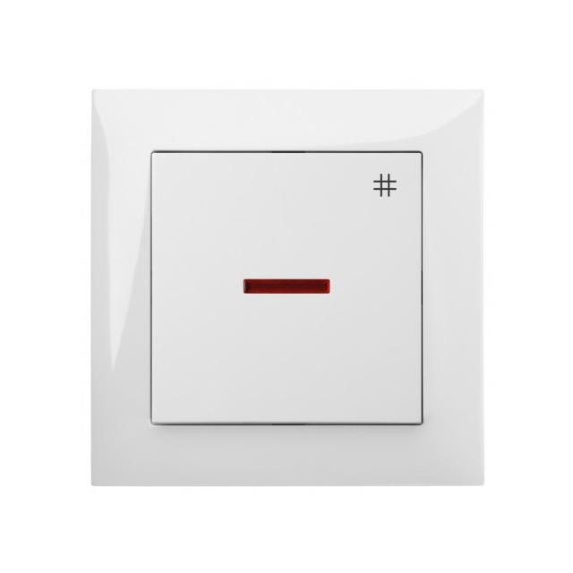 ŁPT SENTIA krzyżowy z podświetleniem biały  IP 20 biała