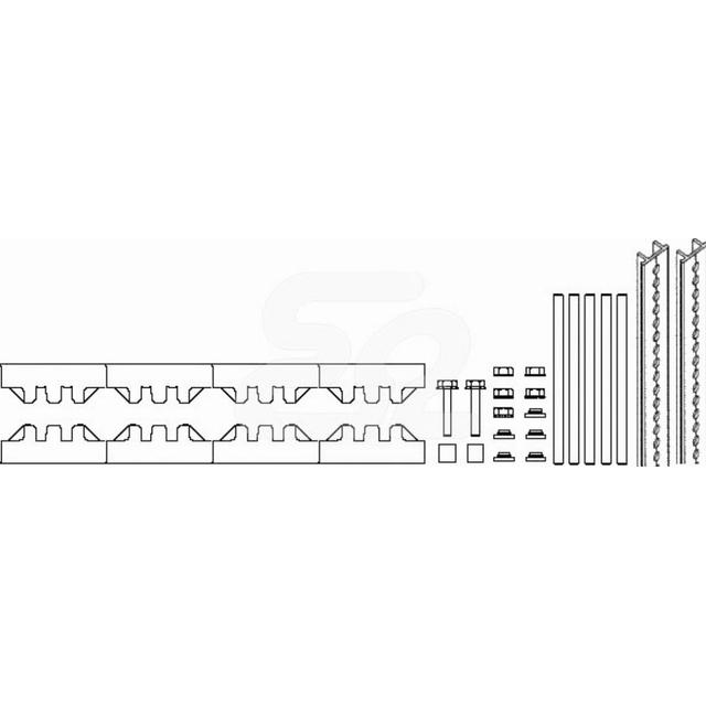 WSPORNIK SZYN ZBIORCZYCH+PROFIL M-2/5TN SET