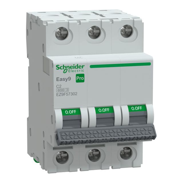Wyłącznik nadprądowy Easy9 PRO 6kA 3P C2A EZ9F57302 Schneider