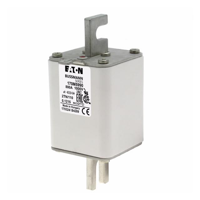 800A 1000V 2TN/110 aR INDICATOR FUSE Wkładka szybka 800A AC 1000V DIN 2 59x75x138 mm aR, 170M5990 EA