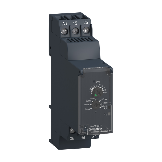 Zelio Time Przekaźnik czasowy gwiazda trójkąt, 0.3 30s, 380/415V AC, 2 C/O