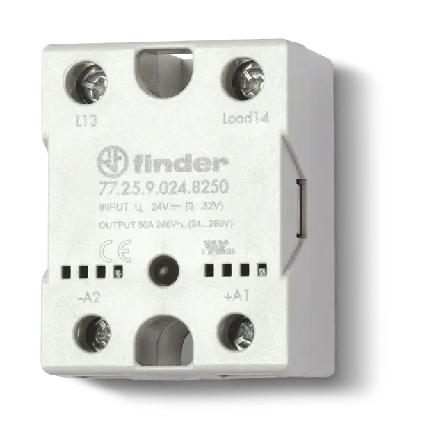 Przekaźnik półprzewodnikowy 1 Z; 25A sterowanie 24V DC; wyjście 230V AC załączanie w zerze