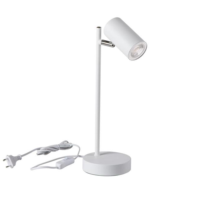 EVALO TL GU10 W-SR Lampka biurkowa EVALO TL GU10 W-SR GU10 kolor biały KANLUX